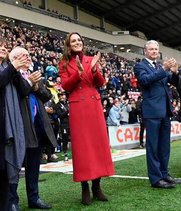 Picture by Allan McKenzie SWpix.com - 05 11 2022 - Rugby League - Rugby League World Cup 2021 - HRH The Princess of Wales - England v Papua New Guinea - DW Stadium, Wigan, England - England v Papua New Guinea SWP-1907-0002