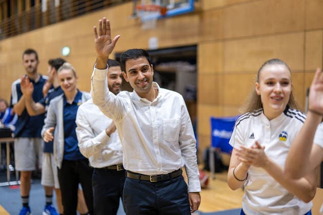 Basketball Berlin 05.11.2022 Saison 2022 2023 1. Bundesliga DBBL Alba Berlin - inexio Royals Saarlouis Cristo Cabrera (Alba, Trainer)