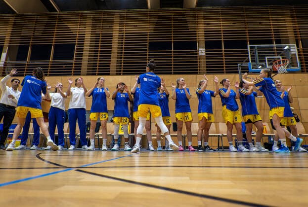 Basketball Berlin 05.11.2022 Saison 2022 2023 1. Bundesliga DBBL Alba Berlin - inexio Royals Saarlouis Team Alba Berlin Teamvorstellung