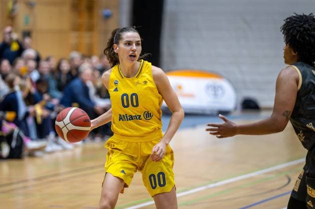 Basketball Berlin 05.11.2022 Saison 2022 2023 1. Bundesliga DBBL Alba Berlin - inexio Royals Saarlouis Maggie Mulligan (Alba, No.00)
