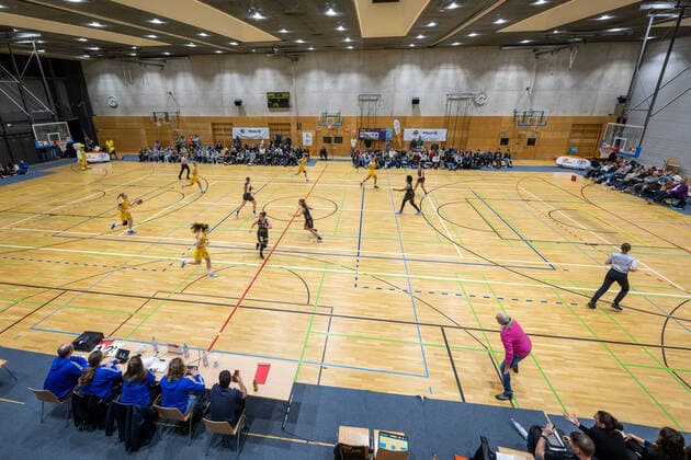 Basketball Berlin 05.11.2022 Saison 2022 2023 1. Bundesliga DBBL Alba Berlin - inexio Royals Saarlouis Max Schmeling Halle A Sportstätte
