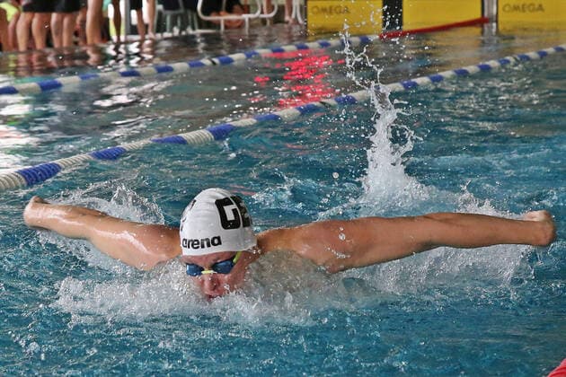 Andreas Waschburger schwimmt in Rekordzeit um Manhattan, Archivbilder 06.11.2022, xssnsmx, Schwimmen Landesmeisterschaften, Andreas Waschburger Illingen *** 06 11 2022, xssnsmx, swimming state championships, Andreas Waschburger Illingen