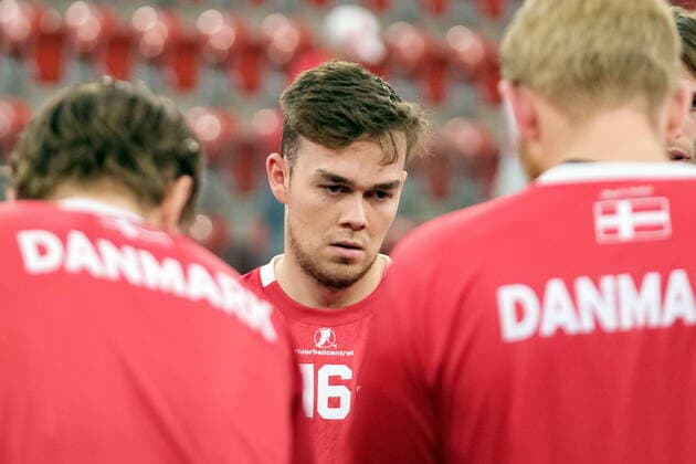 IFF Men s World Floorball Championship 2022 Canada vs Denmark - Denmark Forward Malthe Winther (16) Winterthur AXA Arena Zürich Schweiz Copyright: xSergioxBrunettix