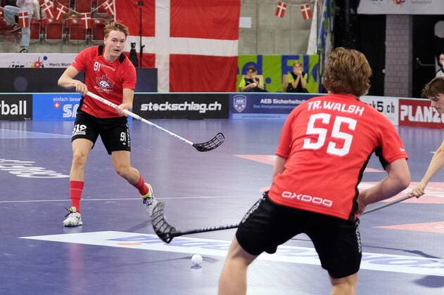 IFF Men s World Floorball Championship 2022 Canada vs Denmark - Canada Forward Valtteri Viitakoski (91) Winterthur AXA Arena Zürich Schweiz Copyright: xSergioxBrunettix
