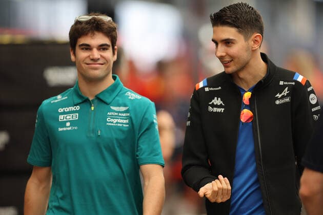 2022 Sao Paulo Formula 1 Grand Prix SÃO PAULO, SP - 10.11.2022: 2022 SAO PAULO FORMULA 1 GRAND PRIX - 18, Lance STROLL, Aston Martin and 31, Esteban OCON, Alpine during the 2022 São Paulo Formula 1 Grand Prix held at the Interlagos Circuit in São Paulo, SP. (Photo: Cristiano Andujar Fotoarena) x2292309x  CristianoxxAndujar