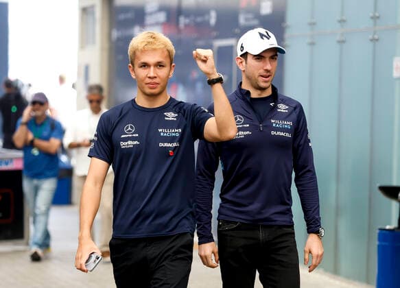 23 Alexander Albon (THA, Williams Racing), 6 Nicholas Latifi (CAN, Williams Racing), F1 Grand Prix of Brazil at Autodromo Jose Carlos Pace on November 11, 2022 in Sao Paulo, Brazil. (Photo by HOCH ZWEI) Sao Paulo Brazil