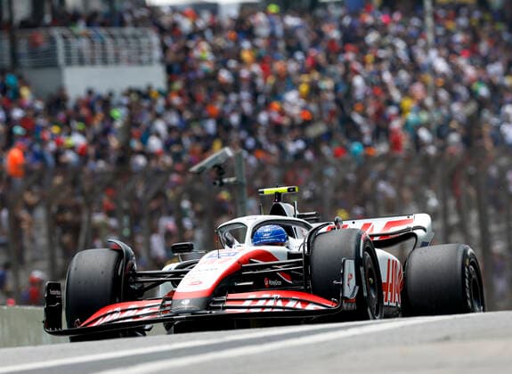 47 Mick Schumacher (DEU, Haas F1 Team), F1 Grand Prix of Brazil at Autodromo Jose Carlos Pace on November 11, 2022 in Sao Paulo, Brazil. (Photo by HOCH ZWEI) Sao Paulo Brazil