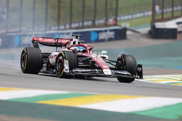 77 Valtteri Bottas (FIN, Alfa Romeo F1 Team ORLEN), F1 Grand Prix of Brazil at Autodromo Jose Carlos Pace on November 11, 2022 in Sao Paulo, Brazil. (Photo by HOCH ZWEI) Sao Paulo Brazil