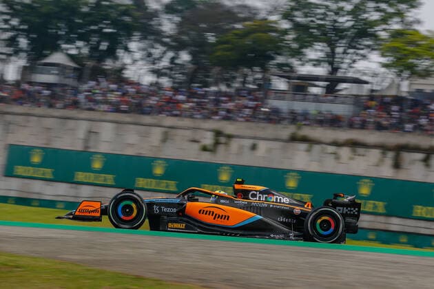 FORMULA 1 HEINEKEN GRANDE PREMIO DO BRASIL 2022 11.11.2022, Autodromo Jose Carlos Pace, Interlagos, FORMULA 1 HEINEKEN GRANDE PREMIO DO BRASIL 2022 , im Bild Lando Norris (GBR), McLaren F1 Team.