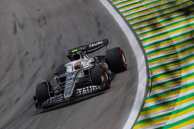 FORMULA 1 HEINEKEN GRANDE PREMIO DO BRASIL 2022 11.11.2022, Autodromo Jose Carlos Pace, Interlagos, FORMULA 1 HEINEKEN GRANDE PREMIO DO BRASIL 2022 , im Bild Yuki Tsunoda (JPN), Scuderia AlphaTauri.