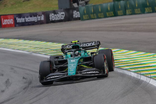 FORMULA 1 HEINEKEN GRANDE PREMIO DO BRASIL 2022 11.11.2022, Autodromo Jose Carlos Pace, Interlagos, FORMULA 1 HEINEKEN GRANDE PREMIO DO BRASIL 2022 , im Bild Sebastian Vettel (DEU), Aston Martin Aramco Cognizant Formula One Team.