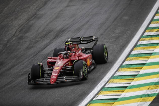 55 Carlos Sainz (ESP, Scuderia Ferrari), F1 Grand Prix of Brazil at Autodromo Jose Carlos Pace on November 11, 2022 in Sao Paulo, Brazil. (Photo by HOCH ZWEI) Sao Paulo Brazil