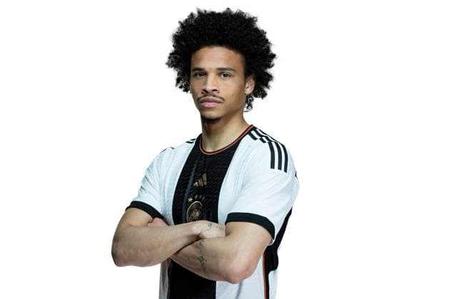 DFB Maenner Nationalmannschaft, Mens national team, Nationalteam Germany, Deutschland, Kader fuer die FIFA Weltmeisterschaft in Katar 2022, Squad for the FIFA World Cup, WM, Weltmeisterschaft, Fussball in Qatar, 2022, Leroy Sane, Frankfurt am Main, 22.03.2022, Foto: Thomas Boecker DFB DFB Maenner Nationalmannschaft WM 2022