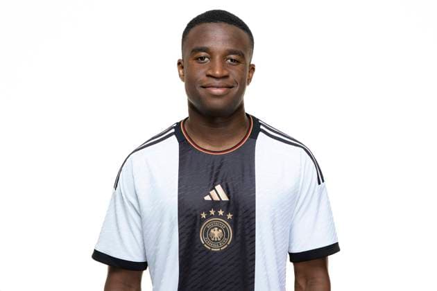 DFB Maenner Nationalmannschaft, Mens national team, Nationalteam Germany, Deutschland, Kader fuer die FIFA Weltmeisterschaft in Katar 2022, Squad for the FIFA World Cup, WM, Weltmeisterschaft, Fussball in Qatar, 2022, Youssoufa Moukoko, Wolfsburg, 21.09.2022, Foto: Thomas Boecker DFB DFB Maenner Nationalmannschaft WM 2022 *** DFB Maenner Nationalmannschaft, Mens National Team, Germany, Germany, Squad for the FIFA World Cup in Qatar, 2022, Squad for the FIFA World Cup in Qatar, 2022, Youssoufa Moukoko, Wolfsburg, 21 09 2022, Foto Thomas Boecker DFB DFB Maenner Nationalmannschaft WM 2022