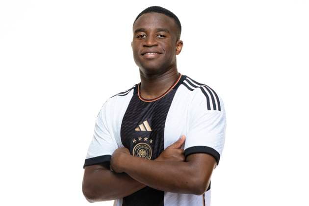 DFB Maenner Nationalmannschaft, Mens national team, Nationalteam Germany, Deutschland, Kader fuer die FIFA Weltmeisterschaft in Katar 2022, Squad for the FIFA World Cup, WM, Weltmeisterschaft, Fussball in Qatar, 2022, Youssoufa Moukoko, Wolfsburg, 21.09.2022, Foto: Thomas Boecker DFB DFB Maenner Nationalmannschaft WM 2022
