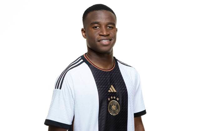 DFB Maenner Nationalmannschaft, Mens national team, Nationalteam Germany, Deutschland, Kader fuer die FIFA Weltmeisterschaft in Katar 2022, Squad for the FIFA World Cup, WM, Weltmeisterschaft, Fussball in Qatar, 2022, Youssoufa Moukoko, Wolfsburg, 21.09.2022, Foto: Thomas Boecker DFB DFB Maenner Nationalmannschaft WM 2022