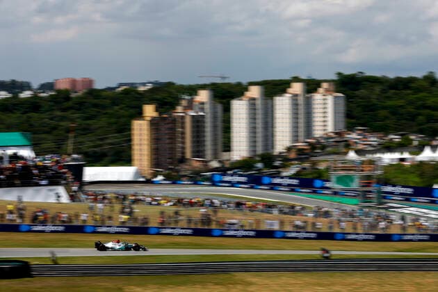 63 George Russell (GBR, Mercedes-AMG Petronas F1 Team), F1 Grand Prix of Brazil at Autodromo Jose Carlos Pace on November 12, 2022 in Sao Paulo, Brazil. (Photo by HOCH ZWEI) Sao Paulo Brazil