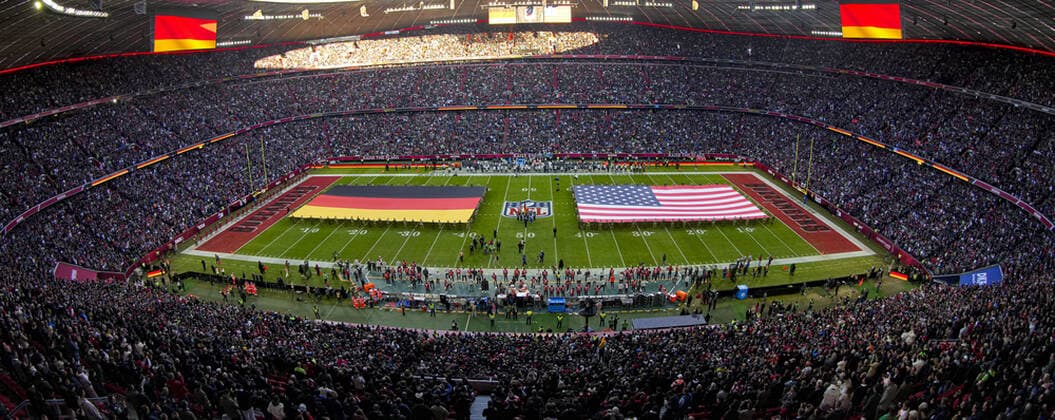 Mandatory Credit: Photo by Dave Shopland Shutterstock (13619186ar) The Allianz Arena for the Tampa Bay Buccaneers vs the Seattle Seahawks Tampa Bay Buccaneers v Seattle Seahawks, NFL, American Football Herren, USA American Football, Allianz Arena, Munich, Germany - 13 Nov 2022 Tampa Bay Buccaneers v Seattle Seahawks, NFL, American Football, Allianz Arena, Munich, Germany - 13 Nov 2022  Copyright: xDavexShopland Shutterstockx 13619186ar