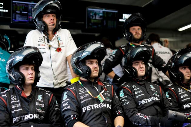Mercedes-AMG Petronas F1 Team, F1 Grand Prix of Brazil at Autodromo Jose Carlos Pace on November 13, 2022 in Sao Paulo, Brazil. (Photo by HOCH ZWEI) Sao Paulo Brazil