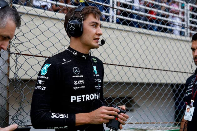 63 George Russell (GBR, Mercedes-AMG Petronas F1 Team), F1 Grand Prix of Brazil at Autodromo Jose Carlos Pace on November 13, 2022 in Sao Paulo, Brazil. (Photo by HOCH ZWEI) Sao Paulo Brazil