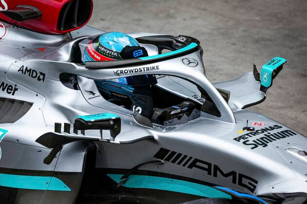63 George Russell (GBR, Mercedes-AMG Petronas F1 Team), F1 Grand Prix of Brazil at Autodromo Jose Carlos Pace on November 13, 2022 in Sao Paulo, Brazil. (Photo by HOCH ZWEI) Sao Paulo Brazil