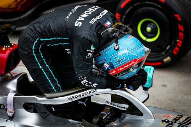63 George Russell (GBR, Mercedes-AMG Petronas F1 Team), F1 Grand Prix of Brazil at Autodromo Jose Carlos Pace on November 13, 2022 in Sao Paulo, Brazil. (Photo by HOCH ZWEI) Sao Paulo Brazil