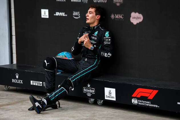 63 George Russell (GBR, Mercedes-AMG Petronas F1 Team), F1 Grand Prix of Brazil at Autodromo Jose Carlos Pace on November 13, 2022 in Sao Paulo, Brazil. (Photo by HOCH ZWEI) Sao Paulo Brazil
