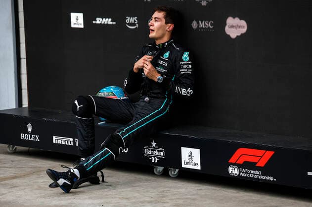 63 George Russell (GBR, Mercedes-AMG Petronas F1 Team), F1 Grand Prix of Brazil at Autodromo Jose Carlos Pace on November 13, 2022 in Sao Paulo, Brazil. (Photo by HOCH ZWEI) Sao Paulo Brazil