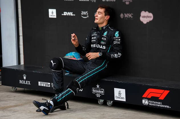 63 George Russell (GBR, Mercedes-AMG Petronas F1 Team), F1 Grand Prix of Brazil at Autodromo Jose Carlos Pace on November 13, 2022 in Sao Paulo, Brazil. (Photo by HOCH ZWEI) Sao Paulo Brazil