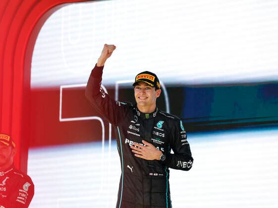 63 George Russell (GBR, Mercedes-AMG Petronas F1 Team), F1 Grand Prix of Brazil at Autodromo Jose Carlos Pace on November 13, 2022 in Sao Paulo, Brazil. (Photo by HOCH ZWEI) Sao Paulo Brazil