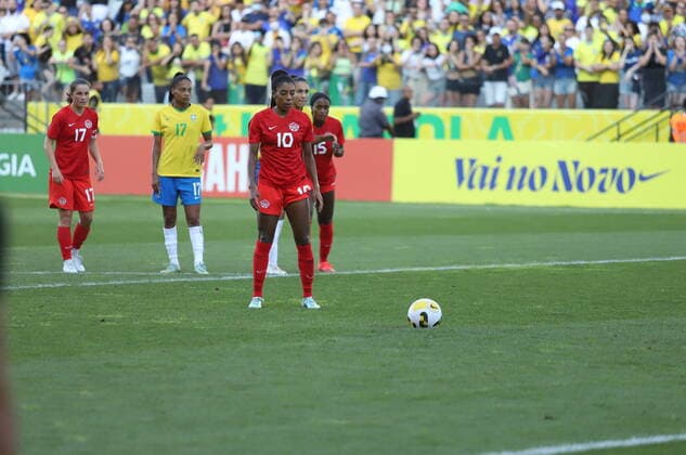 RECORD DATE NOT STATED November 15, 2022, Sao Paulo, Brazil: Soccer Match between the teams from Brazil and Canada, held at Neo Quimica Arena Stadium, in Sao Paulo, in a preparatory confrontation for the Women s Soccer World Cup, scheduled for 2023. The Brazilian Women s Soccer Team won the match by score of 2-1, with goals scored by Bia Zaneratto and Aninha.  Copyright: xLecoxVianax