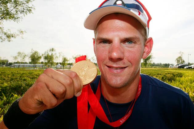 BEIJING, CHINA 20080816: Olaf Tufte of Norway took the gold medal in the men s single sculls rowing competion during the Beijing 2008 Olympic Games, Olympische Spiele, Olympia, OS at Shunyi Olympic Rowing Park, saturday August 16th, 2008. BEIJING CHINA BILDER x10550x *** BEIJING, CHINA 20080816 Olaf Tufte of Norway took the gold medal in the men s single sculls rowing competion during the Beijing 2008 Olympic Games at Shunyi Olympic Rowing Park, saturday August 16th, 2008 BEIJING CHINA PICTURES x10550x  Copyright: xJunge,xHeikox OLYMPIC GAMES BEIJING
