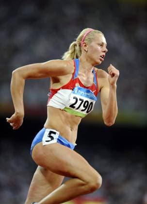 Russian Tatiana Chernova in women heptathlon 200m in the National Stadium Bird s Nest during athletics of the Olympic Games, Olympische Spiele, Olympia, OS in Beijing, China, on August 15. LEHTIKUVA Martti Kainulainen *** FINLAND OUT. NO THIRD PARTY SALES. *** Beijing China x10350x *** Russian Tatiana Chernova in women heptathlon 200m in the National Stadium Birds Nest during athletics of the Olympic Games in Beijing, China, on August 15 LEHTIKUVA Martti Kainulainen FINLAND OUT NO THIRD PARTY SALES Beijing China x10350x  Copyright: xMarttixKainulainenx