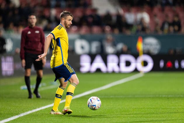 221116 Marcus RohdÃ n of Sweden during the International Friendly, Länderspiel, Nationalmannschaft football match between Mexico and Sweden on November 16, 2022 in Girona. Photo: Ludvig Thunman BILDBYRAN kod LT LT0441 fotboll football soccer fotball träningslandskamp international friendly mexico sverige sweden sverige a bbeng Copyright: LUDVIGxTHUNMAN BB221116LT038