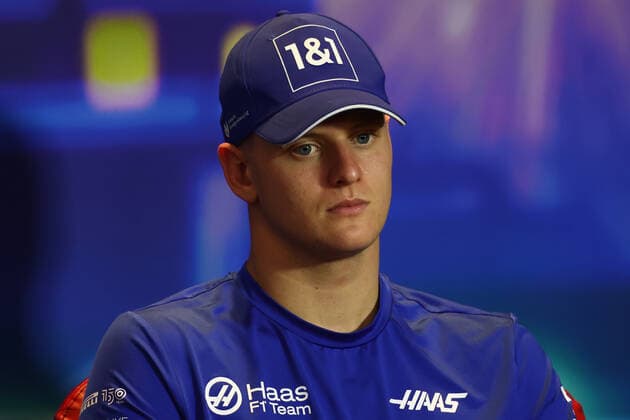F1 Abu Dhabi Grand Prix Previews Mick Schumacher of Haas during the press conference, PK, Pressekonferenz before the Formula 1 Abu Dhabi Grand Prix at Yas Marina Circuit in Abu Dhabi, United Arab Emirates on November 17, 2022. Abu Dhabi United Arab Emirates  Copyright: xJakubxPorzyckix originalFilename:porzycki-f1abudha221117_npDqO.jpg