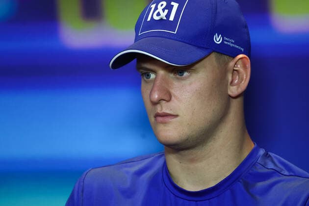 F1 Abu Dhabi Grand Prix Previews Mick Schumacher of Haas during the press conference, PK, Pressekonferenz before the Formula 1 Abu Dhabi Grand Prix at Yas Marina Circuit in Abu Dhabi, United Arab Emirates on November 17, 2022. Abu Dhabi United Arab Emirates  Copyright: xJakubxPorzyckix originalFilename:porzycki-f1abudha221117_npz9l.jpg
