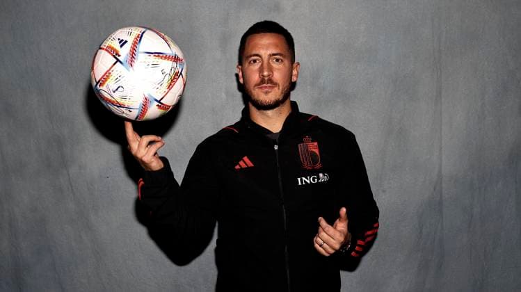 El jugador de la Seleccion belga, Hazard. The player of the Belgian national team, Nationalteam Hazard. ÃNGELxRIVERO 