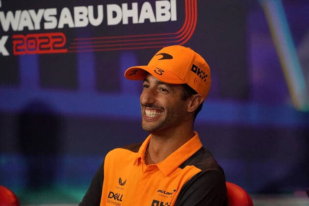 FORMULA 1 ETIHAD AIRWAYS ABU DHABI GRAND PRIX 2022 17.11.2022, Yas Marina Circuit, Abu Dhabi, FORMULA 1 ETIHAD AIRWAYS ABU DHABI GRAND PRIX 2022 , im Bild Daniel Ricciardo (AUS), McLaren F1 Team.