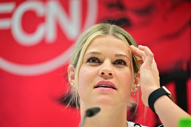 17.11.2022 - 1. FC Nürnberg Nuernberg FCN Club Frauen Damen - Medientermin - Pressekonferenz im Vorfeld des Frauen-DFB-Pokalspiels geben den VfL Wolfsburg - - Lea Paulick (1, 1. FC Nürnberg FCN )