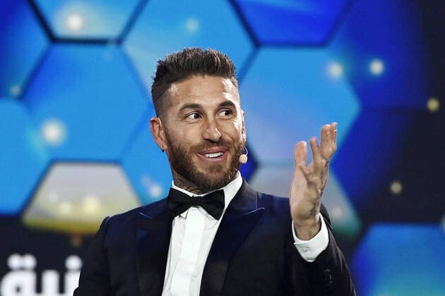 Foto Fabio Ferrari LaPresse - 17 Novembre 2022 - Dubai, Emirati Arabi Uniti - - Calcio -17ma edizione di Dubai International Sports Conference - Globe Soccer Awards 2022. Nella foto: Sergio Ramos November 17, 2022 Dubai, United Arab Emirates - sport - Soccer - 17th edition of the Dubai International Sports Conference - Globe Soccer Awards 2022. In the pic: Sergio Ramos  Copyright: xFabioxFerrari LaPressex