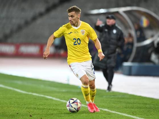 Darius Olaru in the friendly football match between Romania and Slovenia, held at Cluj Arena in Cluj Napoca, Thursday 17 November 2022 Cluj Napoca Copyright: xRazvanxPasarica SPORTxPICTURESx