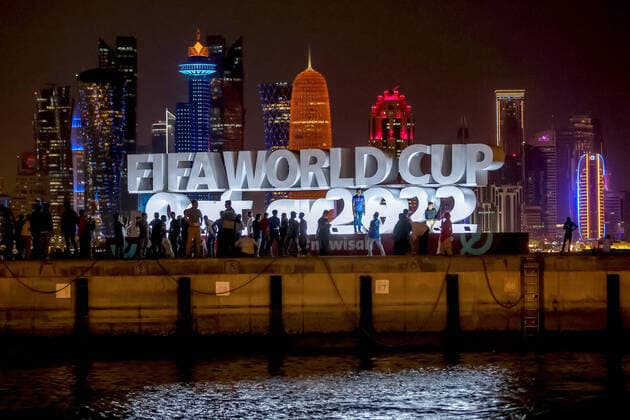 Sport Themen der Woche KW46 Sport Bilder des Tages The streets of Doha in the evening The streets of Doha in the evening. Qatar is ready for the start of the FIFA World Cup, WM, Weltmeisterschaft, Fussball in Qatar, which starts on November 20, 2022, in Doha, Qatar, on November 17, 2022. IgorxKralj PIXSELL