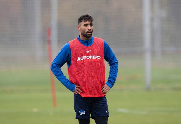 Fussball, Herren, Saison 2022 23, 1. Bundesliga, Hertha BSC, Training, Nader El-Jindaoui, 18.11. 2022, Copyright: xSebastianxRäppold MatthiasxKochx