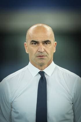 Belgium s head coach Roberto Martinez pictured at the start of a friendly soccer game of the Egyptian national soccer team against Belgian national soccer team the Red Devils, at Jaber Al-Ahmad International Stadium, in Ardiya, Kuwait, Friday 18 November 2022. The Red Devils are in Kuwait to prepare for the upcoming Fifa 2022 World Cup in Qatar. BRUNOxFAHY  x51676834x