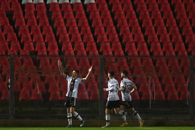 Mp Ancona 19 11 2022 - amichevole Italia-Germania Under 21 foto Matteo Papini Image nella foto: esultanza gol Denis Huseinbasic 