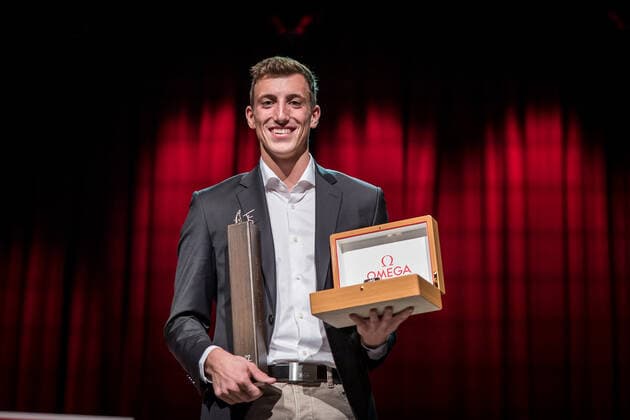 Swiss Athletics Night 2022 (19.11.2022) Schweizer Leichtathlet des Jahres 2022: Simon Ehammer Athlet des Jahres 2022 Swiss Athletics Night 2022 in Bern, Switzerland, on Saturday, November 19, 2022 Copyright: xBEAUTIFULxSPORTS OlafxRellischx