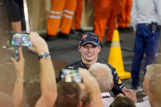 FORMULA 1 ETIHAD AIRWAYS ABU DHABI GRAND PRIX 2022 20.11.2022, Yas Marina Circuit, Abu Dhabi, FORMULA 1 ETIHAD AIRWAYS ABU DHABI GRAND PRIX 2022 , im Bild Sieger Max Verstappen (NEL), Oracle Red Bull Racing.