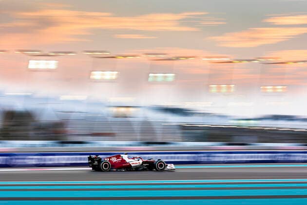 77 Valtteri Bottas (FIN, Alfa Romeo F1 Team ORLEN), F1 Grand Prix of Abu Dhabi at Yas Marina Circuit on November 20, 2022 in Abu Dhabi, United Arab Emirates. (Photo by HOCH ZWEI) Abu Dhabi United Arab Emirates
