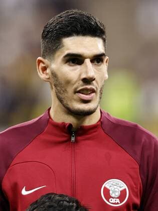 AL KHOR - Karim Boudiaf of Qatar during the FIFA World Cup, WM, Weltmeisterschaft, Fussball Qatar 2022 group A match between Qatar and Ecuador at Al Bayt Stadium on November 20, 2022 in Al Khor, Qatar. AP Dutch Height MAURICE OF STONE FIFA World Cup Qatar 2022 2022 xVIxANPxSportx xMauricexvanxSteenxWKxIVx *** AL KHOR Karim Boudiaf of Qatar during the FIFA World Cup Qatar 2022 group A match between Qatar and Ecuador at Al Bayt Stadium on November 20, 2022 in Al Khor, Qatar AP Dutch Height MAURICE OF STONE FIFA World Cup Qatar 2022 2022 xVIxANPxSportx xMauricexvanxSteenxWKxIVx 458128182 originalFilename: 458128182.jpg