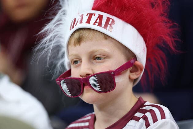 Qatar fans (QAT), NOVEMBER 20, 2022 - Football Soccer : FIFA World Cup, WM, Weltmeisterschaft, Fussball Qatar 2022 Group A match between Qatar 0-2 Ecuador at Al Bayt Stadium in Al Khor, Qatar.  (204333095)